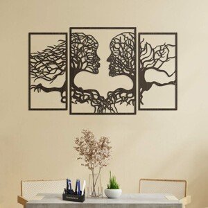 3 dielny obraz na stenu -  Entita stromov, Wenge