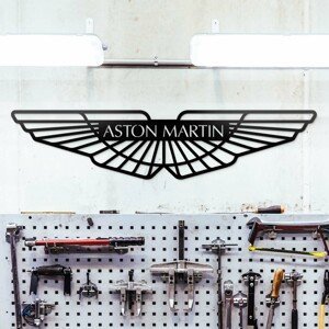 Vyrezávané logo - Aston Martin, Čierna