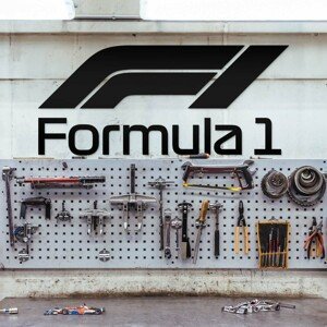 Nalepovacie logo - Formula F1, Čierna
