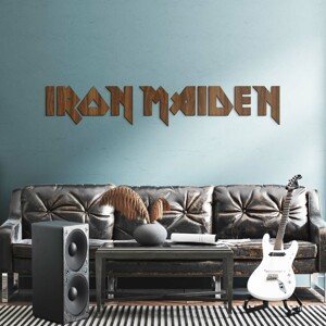 Drevené logo - Iron Maiden