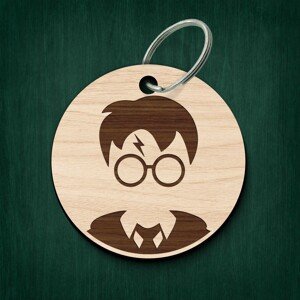 Drevená kľúčenka - Harry Potter