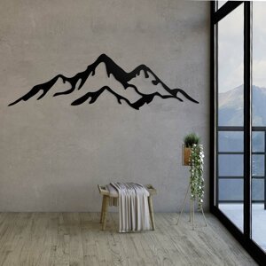 Vyrezávaný obraz - Hory, Čierna