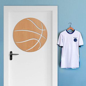 Drevený obraz - Basketbalová lopta, Buk