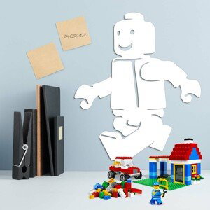 Obraz do detskej izby - Lego panáčik, Biela