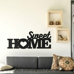 Drevená dekorácia na stenu - Sweet Home