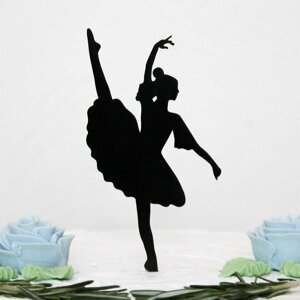 Drevený zápich na tortu - Tanečnica baletu