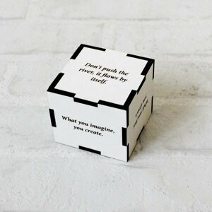 Lacný darček - Motivačná kocka po anglicky