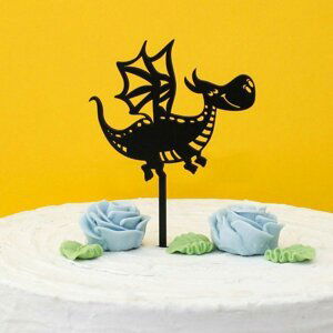 Detská ozdoba na tortu - Rozprávkový drak
