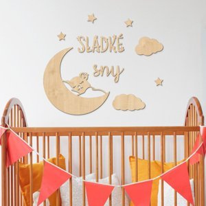 Drevená dekorácia do detskej izby - Sladké sny Koala