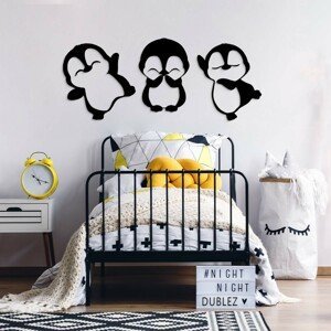 Nálepky na stenu do detskej izby - Tučniaci