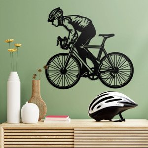Darček pre cyklistu - Drevený obraz na stenu