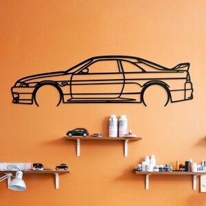 Drevená dekorácia na stenu - Nissan R33 GT-R
