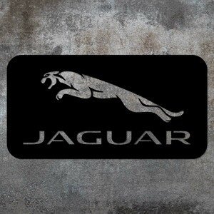 Drevený obraz - Logo auta Jaguar