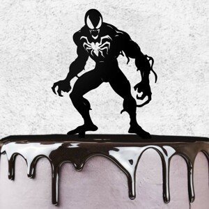 Drevená postavička do torty - Venom
