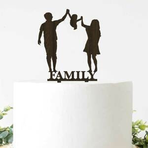 Dekorácia na tortu - Rodina