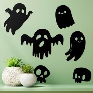 Halloweenská výzdoba na stenu - Duchovia