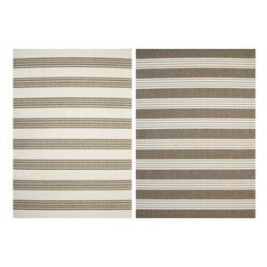 Šnúrkový obojstranný koberec Brussels 205617/10210 kávový