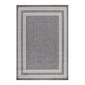 Šnúrkový koberec Aruba sivý