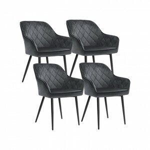 Set štyroch jedálenských stoličiek LDC088G01-4 (4 ks)