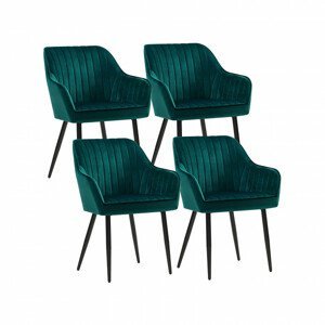 Set štyroch jedálenských stoličiek LDC087Q01-4 (4 ks)