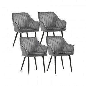 Set štyroch jedálenských stoličiek LDC087G03-4 (4 ks)