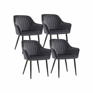 Set štyroch jedálenských stoličiek LDC087G01-4 (4 ks)