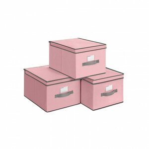Set stohovateľných boxov RFB03PK (3 ks)