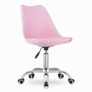 Otočná stolička ALBA - ružová