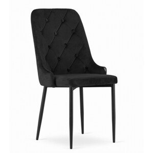 Jedálenská stolička CAPRI čierna
