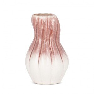 Váza EVITA 01 krémová / ružová