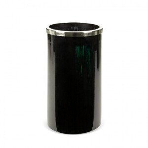 Váza CAPRI 03 čierna / zelená