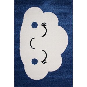 Detský koberec Kiddy OBLAK modrý