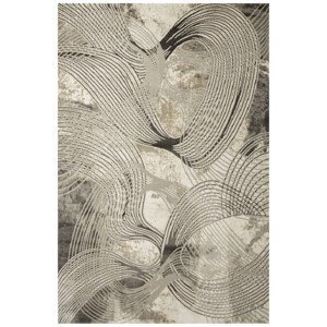 Koberec Adana J5757 abstraktný, sivý / béžový