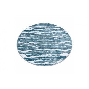 Koberec MEFE kruh 8761 Fale - krém / modrý