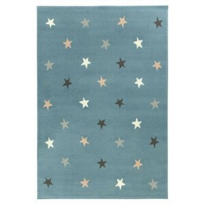 Detský koberec Kids 533752/95822 Hviezdy modrý
