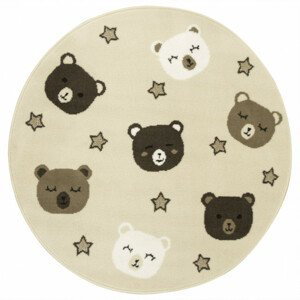 Detský koberec Luna Kids 534455/97955 medvedíky, béžový