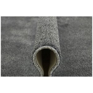 Metrážny koberec Hanoi 177 sivý / čierny