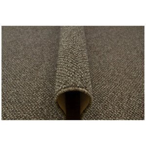Metrážny koberec Flamingo 8527 hnedý / strieborný / antracit