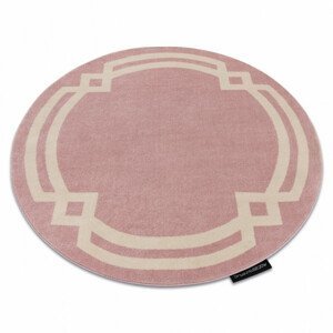 Koberec HAMPTON Lux kruh ružový