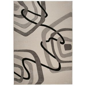 Koberec Sumatra 3465B Modern Abstract biely, krém, béžový