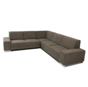 DREVONA03 Rohová sedačka taupe DREVONA® BRANDON Soro 24, ľavý roh (2AL+ROH+3AR)