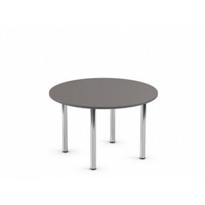 DREVONA09 Okrúhly stôl Ø 120 šedý REA FLAT 4