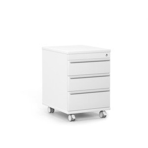 DREVONA09 Šuflíkový kontajner biely RP KN 3