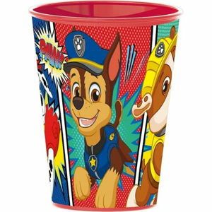 Plastový téglik Paw Patrol 260 ml, červená