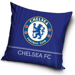 Carbotex Obliečka na vankúšik Chelsea FC Blue Erb, 40 x 40 cm