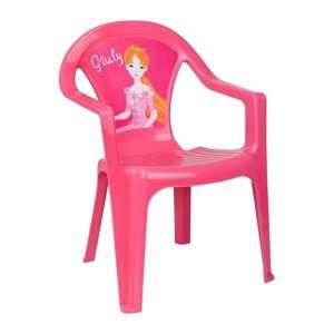 Star Plus Detská záhradná stolička, ružová