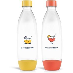 Sodastream Fľaša Fuse Orange/Yellow 2x 1 l, do umývačky