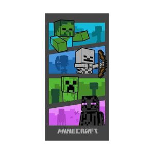 Carbotex Detská osuška Minecraft Mobs Monsters, 70 x 140 cm