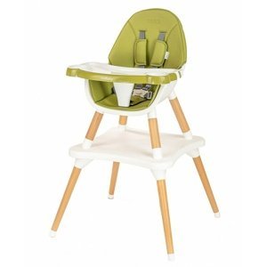 New Baby Jedálenská stolička Grace 3v1 zelená, 61 x 101 x 61 cm