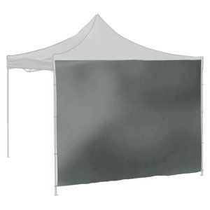 Cattara 13344 Bočnica pre párty stan Waterproof, sivá, 2 x 3 m